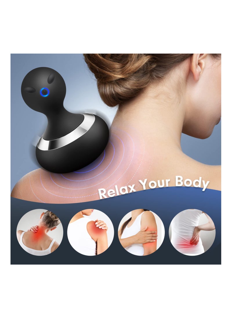 SYOSI - Cordless Electric Massager, 10 Powerful Vibrations, Rechargeable Handheld Neck Massager, Neck Body Muscle Pain Relaxation, Muscle Massage, Deep Tissue Massager, for Shoulder Neck Back Relaxation - Image 1
