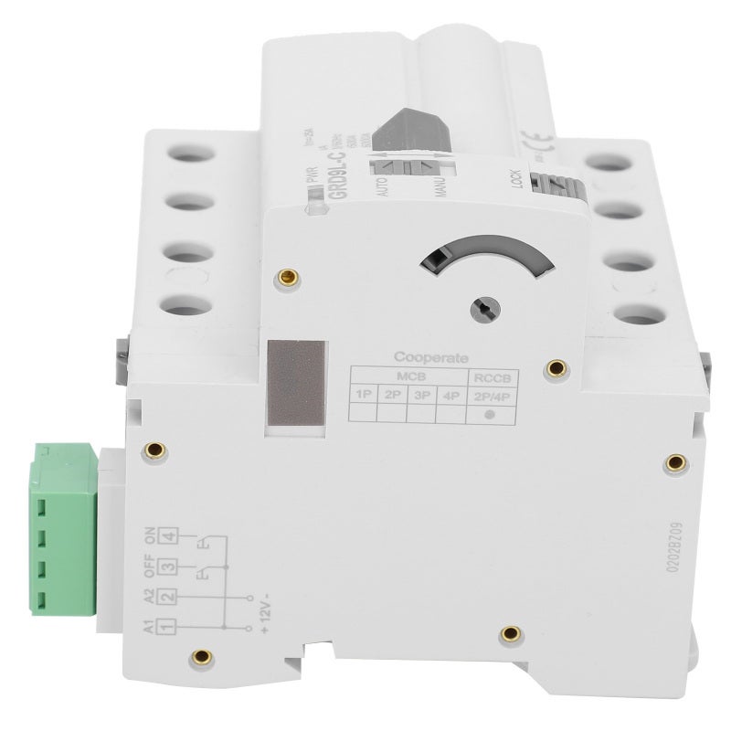 GEYA Automatic Reclosing Voltage Protector DC12V 400V Rail Installation - Automatic Recloser for Circuit Breaker Leakage Protection - 3-Time Reclosing with Alarm Signal for Power Grid Terminal Lines Unatte - Image 5