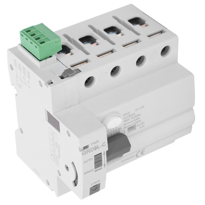 GEYA Automatic Reclosing Voltage Protector DC12V 400V Rail Installation - Automatic Recloser for Circuit Breaker Leakage Protection - 3-Time Reclosing with Alarm Signal for Power Grid Terminal Lines Unatte - Image 1