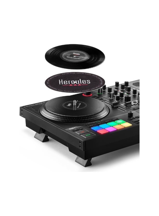 هركليز Hercules DJControl Inpulse T7, 2-Deck Motorized DJ Controller with built-in STEMS Control, Serato DJ and DJUCED included - Image 2