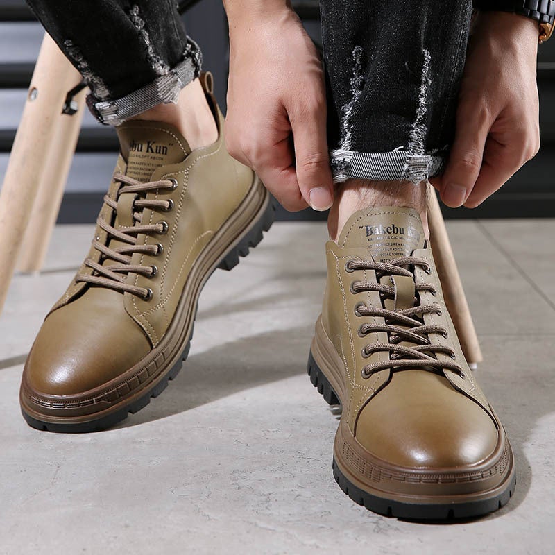 Men's Chelsea Boots - Casual Leather Ankle Boots - Image 5