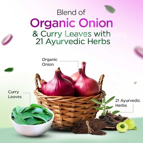 Kesh King Organic Onion Shampoo | Controls Hairfall with Curry Leaves | Increase Hair Growth | Damage Repair | Provides Soft & Shiny Hair | 20.29 Fl Oz (Pack of 1) - Image 2