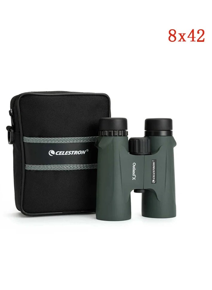 Celestron 8x42 Binoculars, Waterproof And Fogproof Binoculars, Durable Binoculars With Multi-coated Optics And Bak-4 Prisms, Anti-slip Grip  Compact Binoculars For Adults, (8x42)  - Image 1