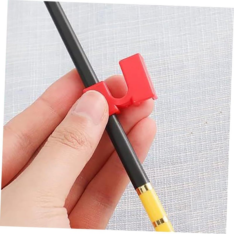 Unomor 12 Pack Reusable Chopstick Training Holders for Beginners Adults Multi Color - Image 5