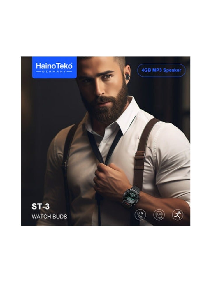 Haino Teko Heino Teko Germany ST3 Smart Watch with Built-in earbuds and speaker - Image 3