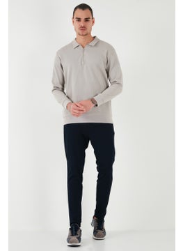 Buratti Cotton Regular Fit Half Zipper Polo Neck Sweat Men's Sweat 5905805  - Image 3