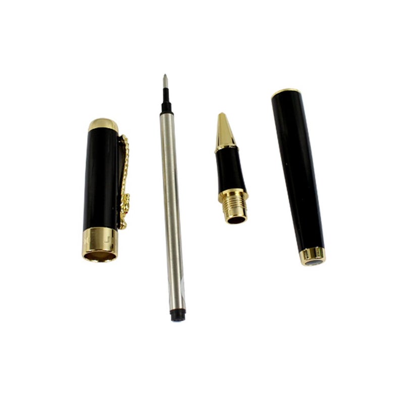 Gullor Luxury Roller Ball Pen Jinhao 1200 Black with Golden Dragon Clip Nice Gift Pen - Image 3