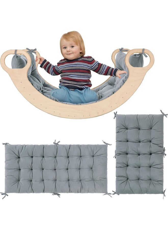 ROYALAY Cushion for Climbing Arch for Kids, Premium Climbing Set Cushion, Arch Cushion Floor Cushion Toddler Nap Mat(43 * 20 * 3inch,Gray) - Image 1