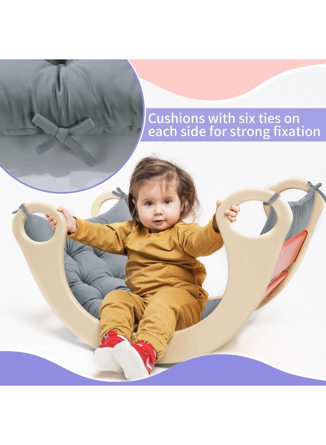 ROYALAY Cushion for Climbing Arch for Kids, Premium Climbing Set Cushion, Arch Cushion Floor Cushion Toddler Nap Mat(43 * 20 * 3inch,Gray) - Image 4