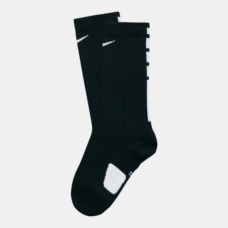 Nike Black Elite Crew Basketball Socks  | Best Price UAE
