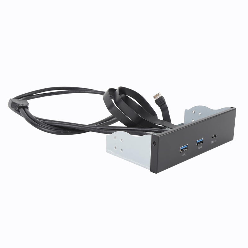 Front Panel USB Hub 5 25 Inch Drive Bay 2 USB A 1 Type C Ports 20Gbps Data Transfer - Image 3