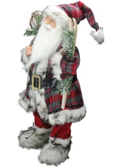 Standing Santa with Frosted Pine Snowshoes and Skis Christmas Figurine 24" - pzsku/ZD2AF046BA387BF050CE7Z/45/_/1732464370/df5872e3-c037-4959-a1bb-9b322dca844b