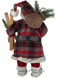 Standing Santa with Frosted Pine Snowshoes and Skis Christmas Figurine 24" - pzsku/ZD2AF046BA387BF050CE7Z/45/_/1732464390/521262a3-d25c-4117-80a4-5c93f99befeb