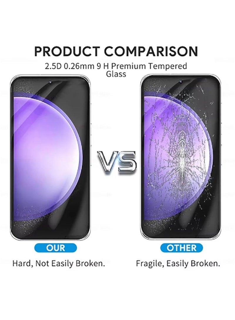 2 Pack Designed for Samsung Galaxy S25 5G Screen Protector Tempered Glass,Case Friendly Ultra Resistant - Image 3