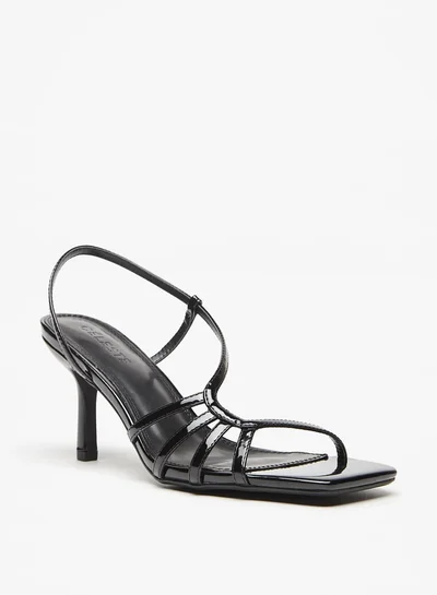 Celeste Women's Strappy Slip-On Sandals with Stiletto Heels
