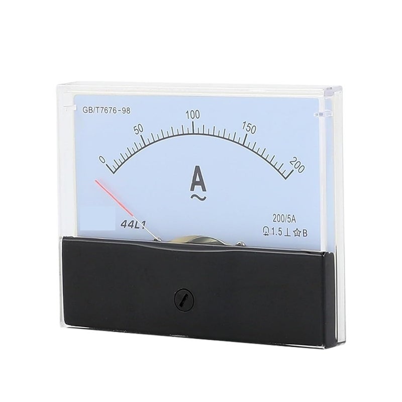 44L1 AC Analog Ammeter Pointer Meter Current Size AC 200 5A 1A To 800A - Image 1