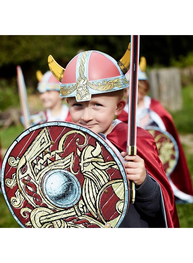 Liontouch Viking Toy Sword & Shield for Kids | Chief Haraldâ€™s Medieval Play Set in Foam for Childrenâ€™s Pretend Play with Norse Theme | Safe Weapons & Battle Armor for Dress Up & Costumes - Image 4