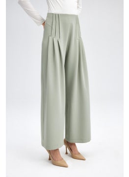 Touche Waist Detailed Crepe Trousers  - Image 3