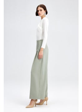 Touche Waist Detailed Crepe Trousers  - Image 4