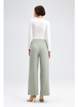 Touche Waist Detailed Crepe Trousers  - Image 5