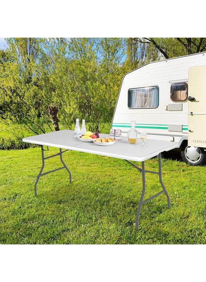 Folding Table with Carry Handle - Heavy Duty, Lightweight, and Practical Suitcase Table for Camping, Garden, Buffet, and Daily Use (150 kg Load) - Image 3