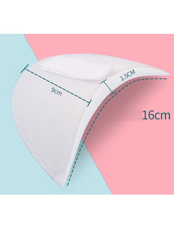 GMORO 1 Pairs White Foam Shoulder Pads,Sewing Shoulder Pads for Women Men,Soft Foam Padded Self Adhesive Shoulder Pad for Blazer Clothes Sewing Accessories Craft DIY - Image 4