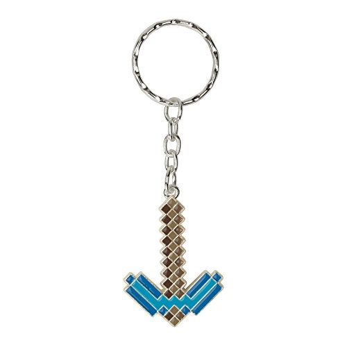 JINX Minecraft Diamond Pickaxe Metal Key Chain (Metallic with Enamel Fill, One Size) - Image 4