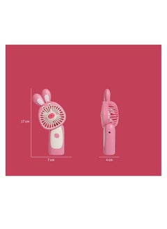 Ocean Mini Handheld Fan, Portable Personal Fans, USB Rechargeable Handheld Fan, Cute Small Electric Fan for Girls/Women/Kids Outdoor Travel, for Office and Desktop, Pink  - Image 5