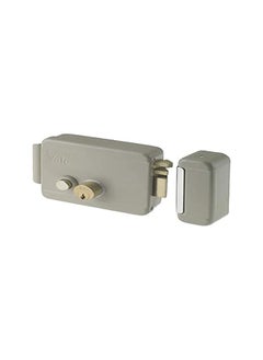 Yale Yale Electric Rim Lock, Left Hand Double Cylinder, Button, Remote and Key Lock, 70mm Backset, Painted Steel, Suitable for Gates, 68800702  - Image 2