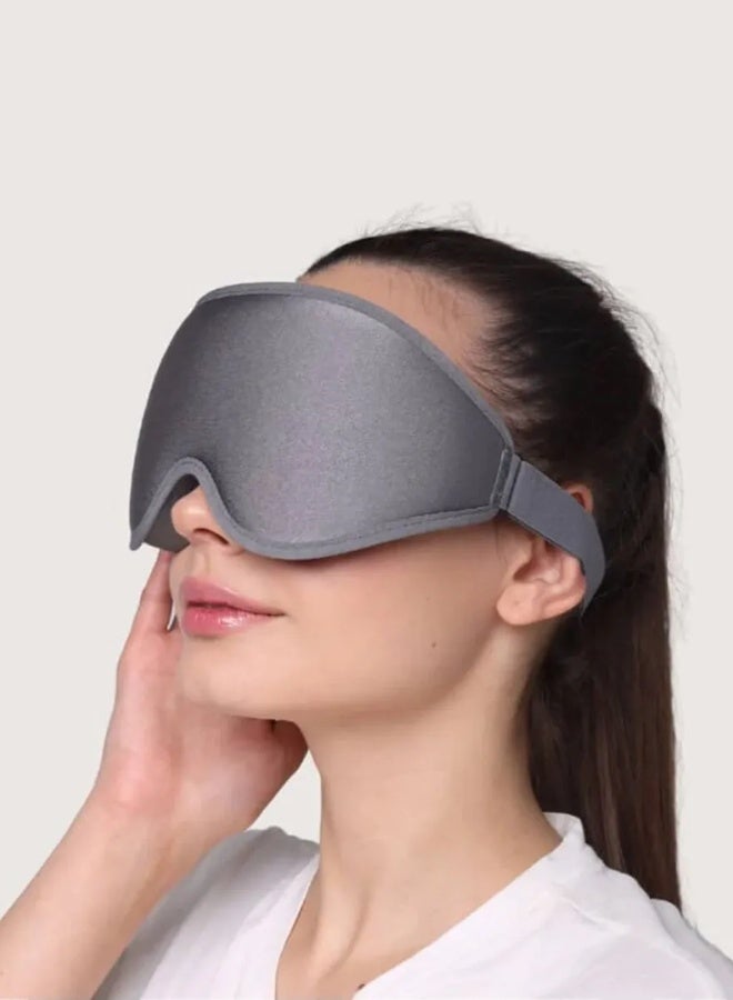 3D Sleep Eye Mask – Ultra-Soft, Comfortable & Light-Blocking with Adjustable Strap – Ideal for Restful Sleep Anytime, Anywhere - Image 2