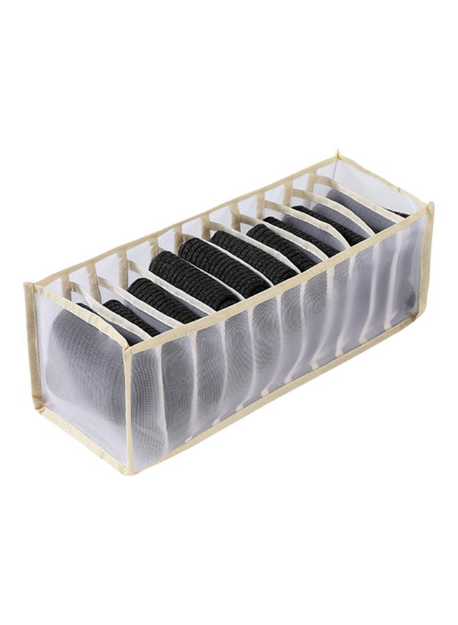 نيبمينينت صندوق تخزين متعدد الوظائف من القماش غير المنسوج بيج/ أرجواني