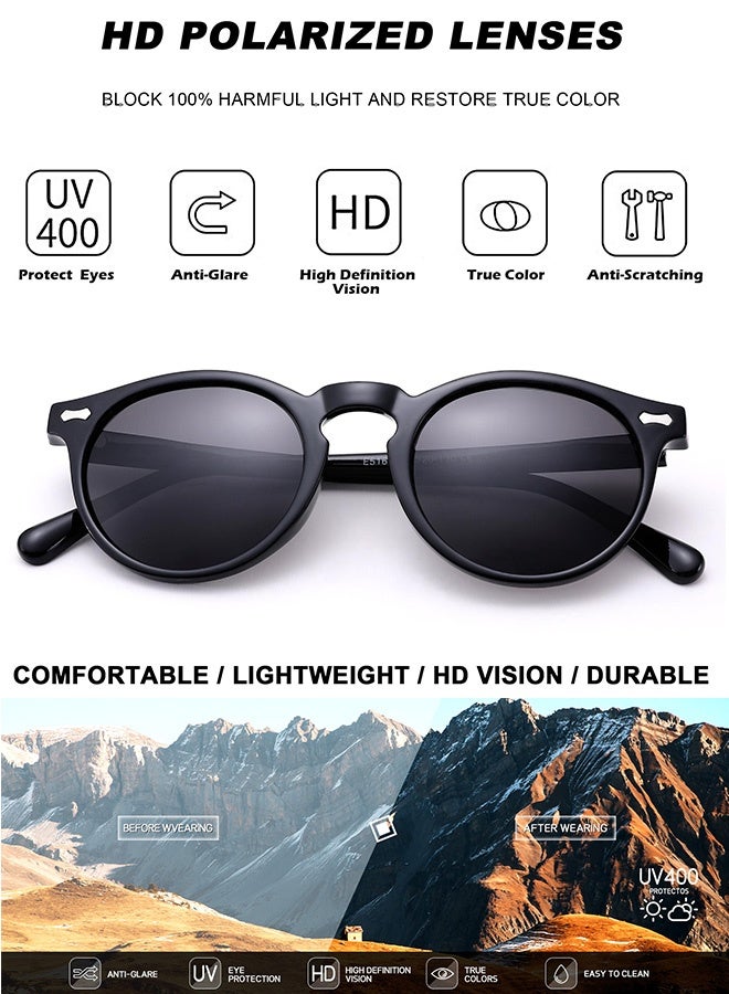ايكيك نظارات شمسية بولارايزد للأطفال أولاد وبنات - نظارات دائرة أنيقة مع حماية UV400 لعمر 3-12 سنة | نظارات أطفال مريحة ضد أشعة الشمس - Image 3
