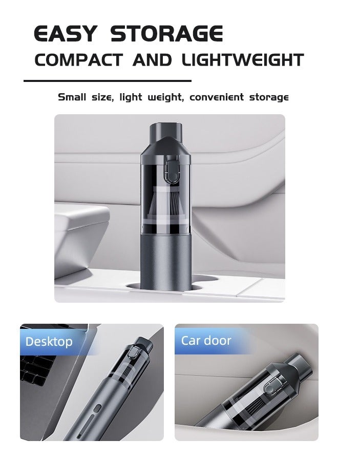 Generic Hand-held vacuum cleaner 20000PA, car-mounted household dual-purpose charging, wireless portable handle type, compact and convenient for dust collection, easy to clean the gap, strong suction, fast dust removal, can be used to clean the keyboard, and is suitable for various scenes in the car. - Image 3