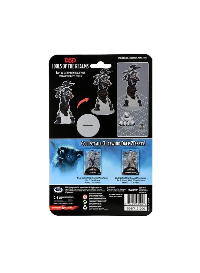 D&D Idols Of The Realms: Icewind Dale Rime Of The Frostmaiden Frost Giant Skeleton 2D Set