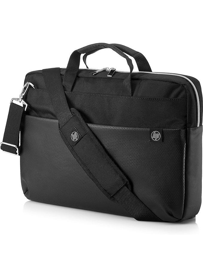 HP شنطة لاب توب 15.6 بوصة ثنائية اللون 4QF95AA - اسود - Image 1