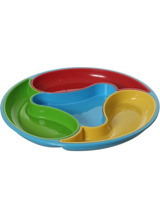 Winner Plastic Snack Serving Plate – Practical and Elegant Design - Image 2