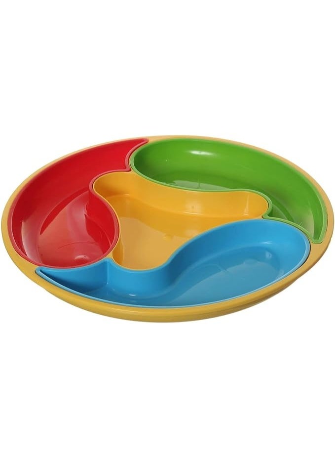 Winner Plastic Snack Serving Plate – Practical and Elegant Design - Image 3