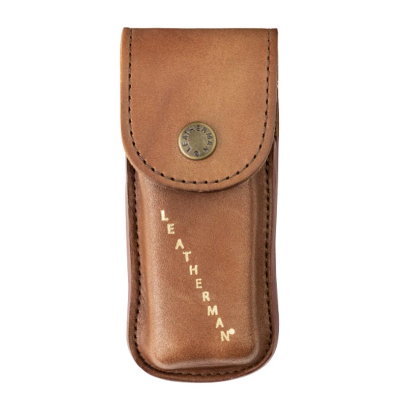 LEATHERMAN LEATHERMAN, Heritage Leather Snap Sheath for Multi-Tools, Brown, Medium  - Image 1