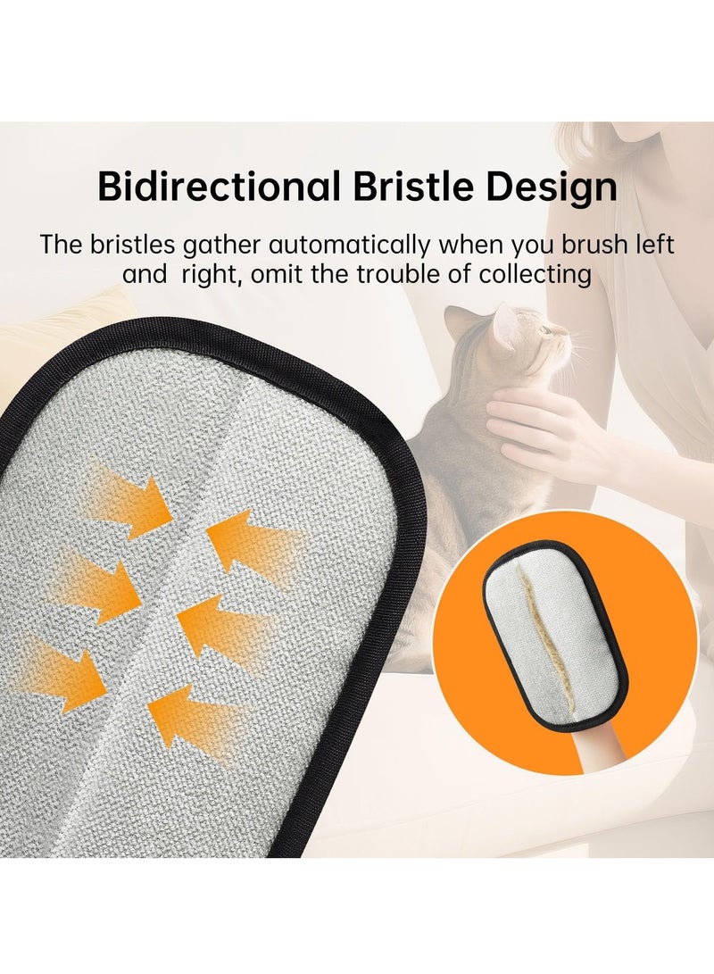 Glove for removing fabric lint, organizing random threads from clothes, and removing pet hair.Double-sided nylon brush Large size - 1 piece) - Image 2