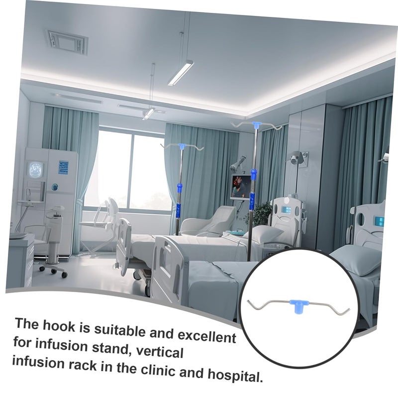Medical Use Vertical Hanger Stand Hook Durable Metal Plastic Design Easy Install Rack Parts 1 Item - Image 5