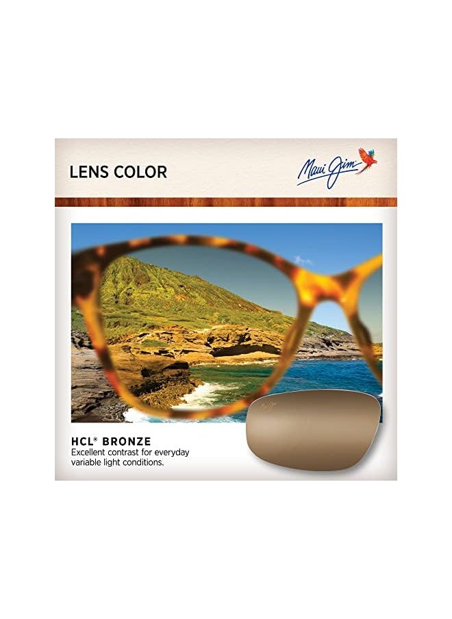 MAUI JIM - Sunglasses | Black Coral 249 | Rectangular Frame, with Patented PolarizedPlus2 Lens Technology - Image 1