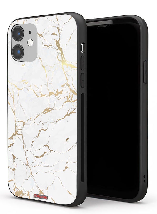 Tolwak جراب حماية لجهاز Apple iPhone 11 بنمط رخامي - Image 1