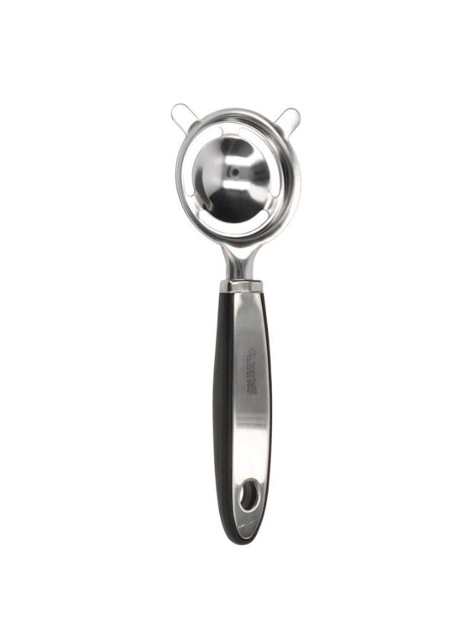 Egg Seperator Stainless Steel Strainer Liquid Eggs Yolk Splitter Wooden Handel - Image 3