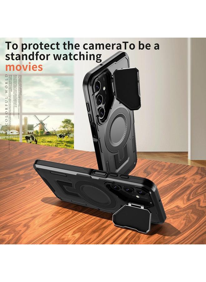 اس-توب جراب لهاتف Samsung Galaxy A15 Shield Frame Holder MagSafe جراب هاتف - Image 2