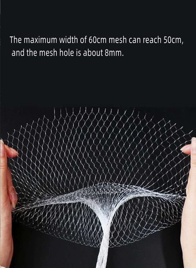 BRYHZKCM 100 pieces nylon mesh net bags reusable mesh bags, Seafood Boiling Bags,Fruit and Vegetable Produce Packaging Net,24 Inch - Image 3
