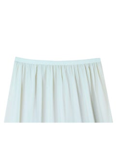 City Rose 3 - Pieces Full Length Soft inner Skirt with Elasticised Waistband and Big Dantel Women Off White  - Image 4