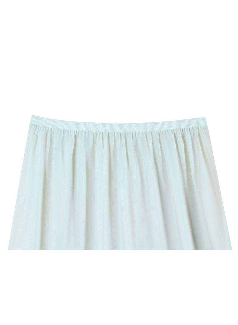 سيتي روز 3 قطع تنورة نص شلحة نسائي دانتيل كبير سكري - Image 4