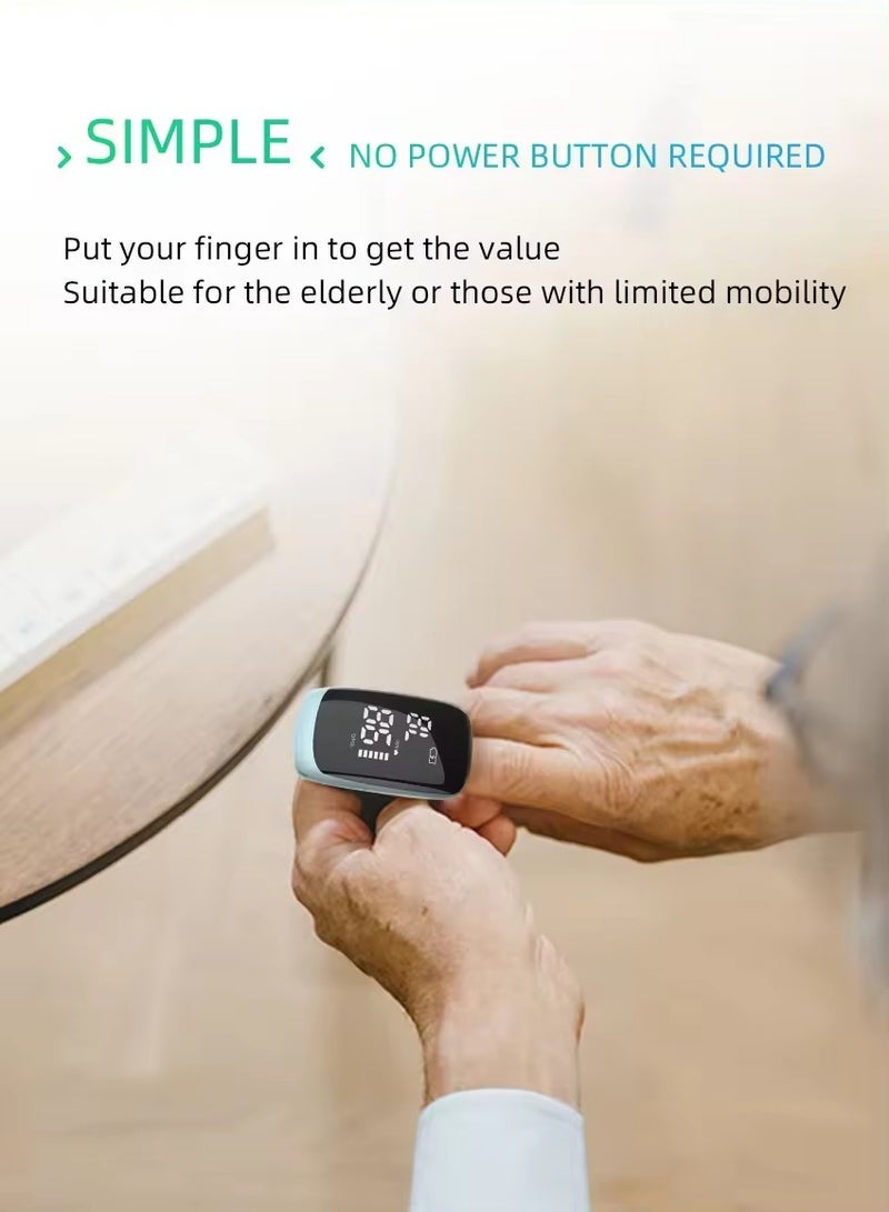 general Portable Finger Clip Oximeter For Medical Blood Oxygen Saturation Detection, Household Pulse And Heart Rate Monitoring - Image 3