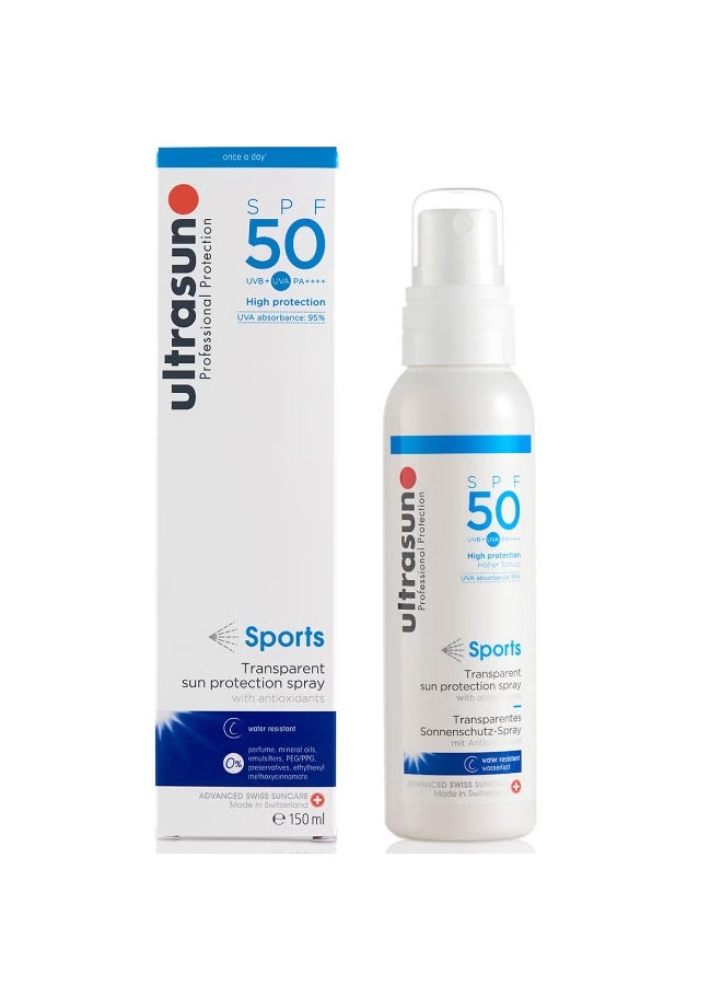 ألتراسن تركيبة بخاخ رياضي UltraSun Very High SPF 50 (150 مل) - Image 2
