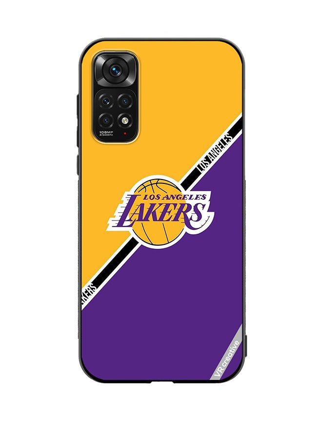 VR CREATIVE Protective Case Cover For Xiaomi Redmi Note 11S Los Angeles Lakers Design Multicolour - Image 1